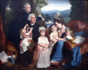 The Copley Family by John Singleton Copley — group oil painting wall art, Neoclassicism