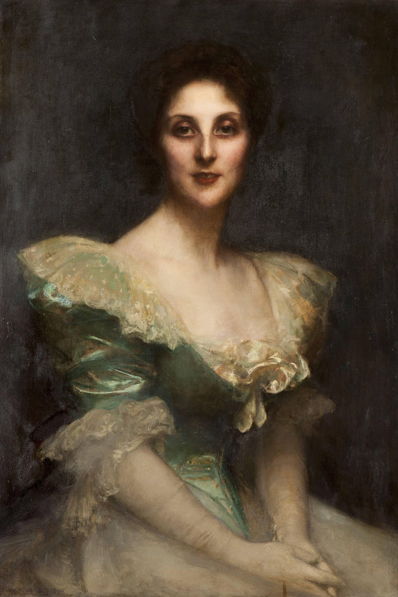 Portrait of Fanny Thérèse Reinach on gallery wrap