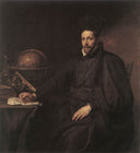 Portrait of Father Jean Charles della Faille by Anthony van Dyck — male oil painting wall art, Baroque