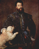 Portrait of Federico II Gonzaga by Titian — hand-painted animal oil painting reproduction on canvas