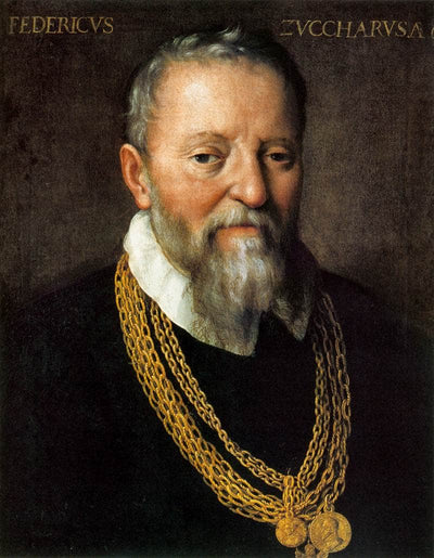 Portrait of Federico Zuccari in master bedroom