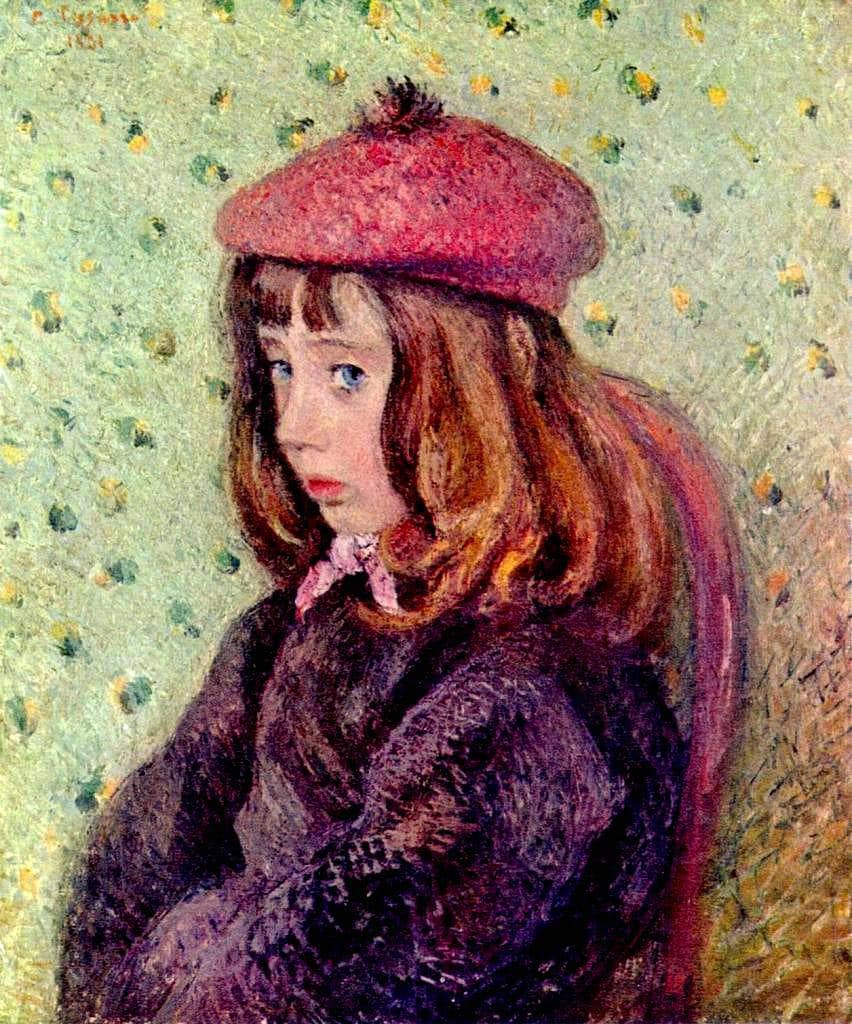 Portrait of Felix Pissarro by Camille Pissarro — hand-painted portrait oil painting reproduction on canvas
