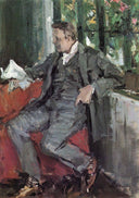 Portrait of Feodor Chaliapin by Konstantin Korovin — male oil painting wall art, Impressionism