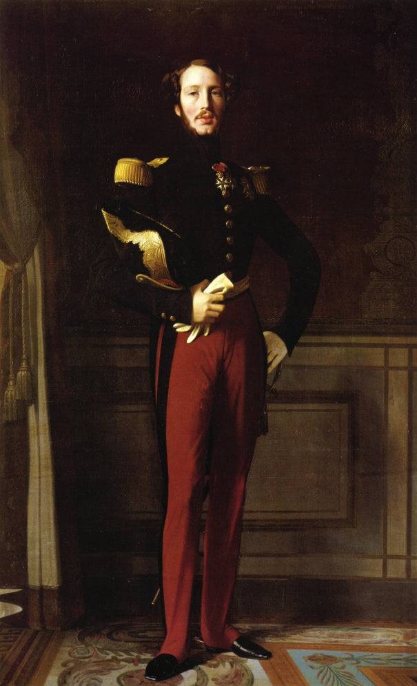 Portrait of Ferdinand-Philippe, Duke of Orleans - Jean Auguste Dominique Ingres