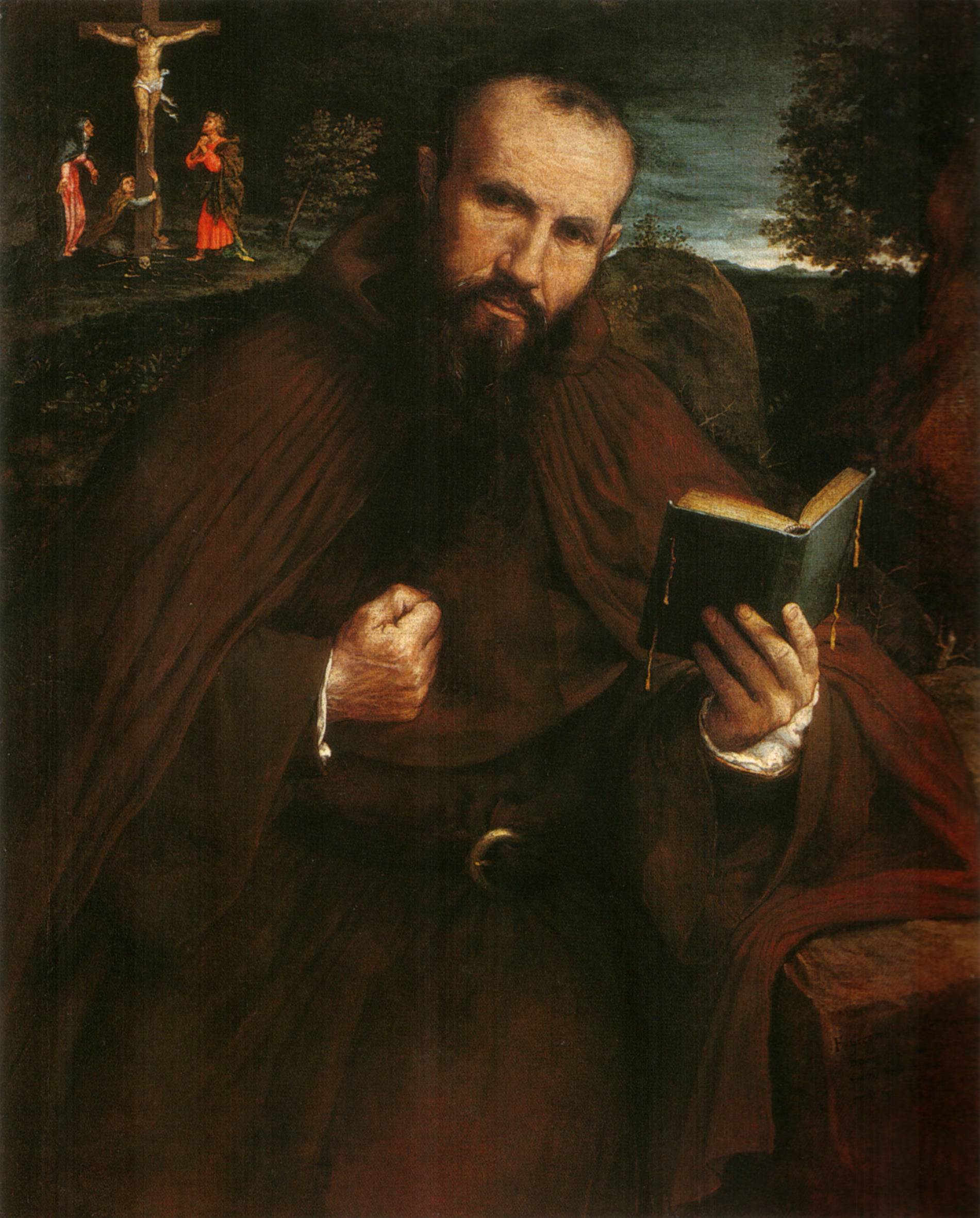 Portrait of Fra Gregorio Belo di Vicenza - Lorenzo Lotto