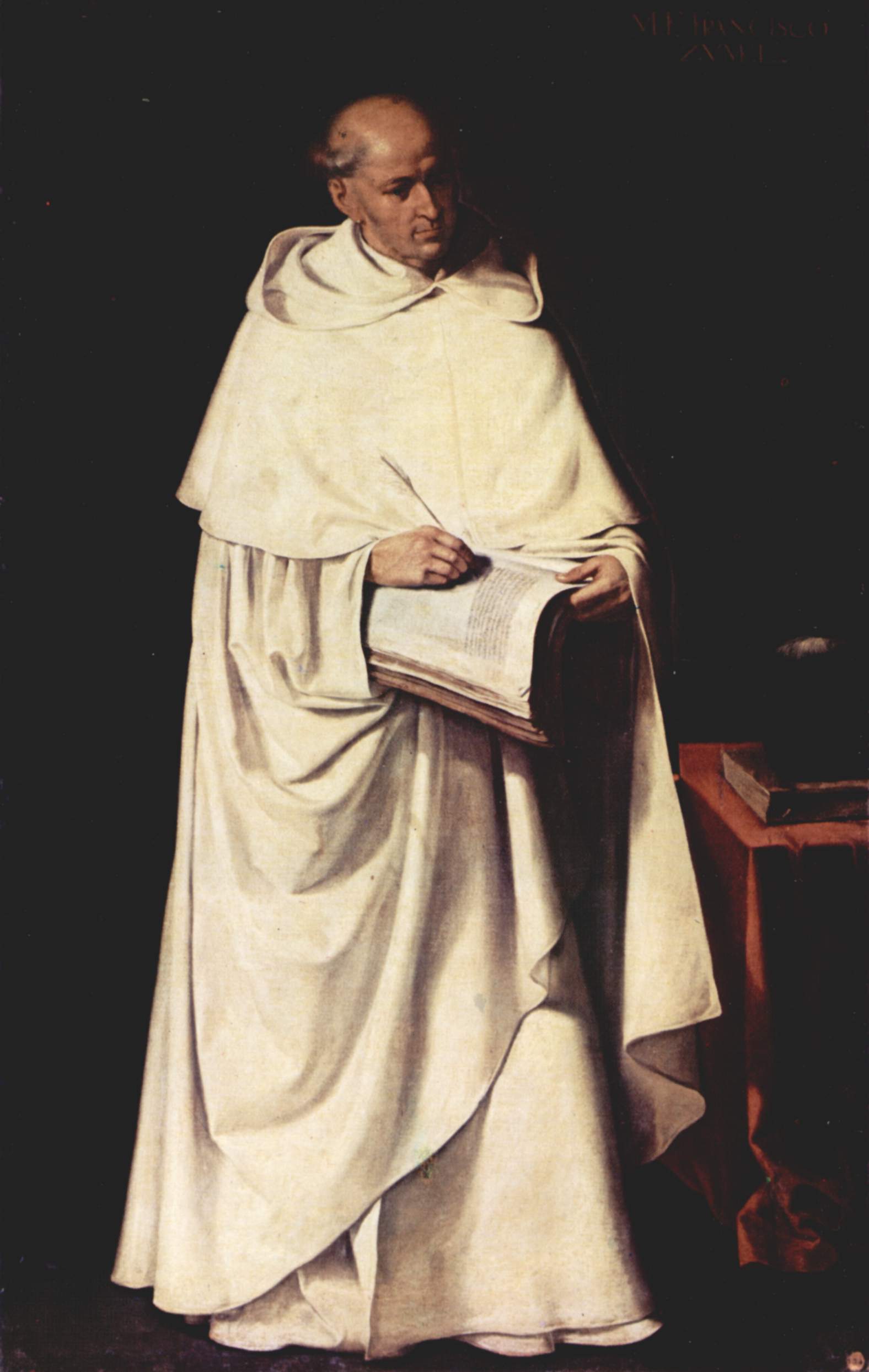 Portrait of Fra Zumel Francisco - Francisco de Zurbaran