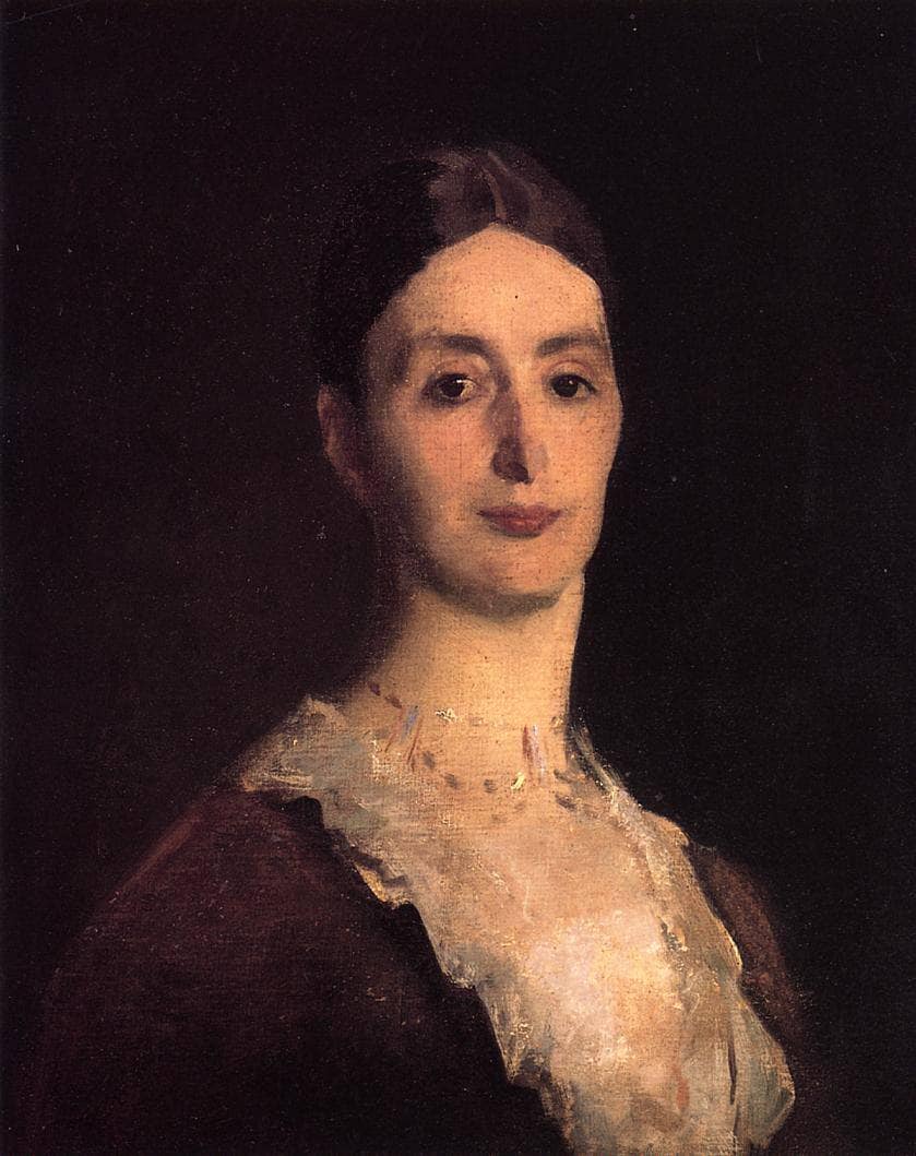 Portrait of Frances Mary Vickers by John Singer Sargent — hand-painted portrait oil painting reproduction on canvas