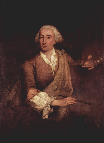Portrait of Francesco Guardi in living room