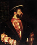 Portrait of Francis I by Titian — hand-painted portrait oil painting reproduction on canvas