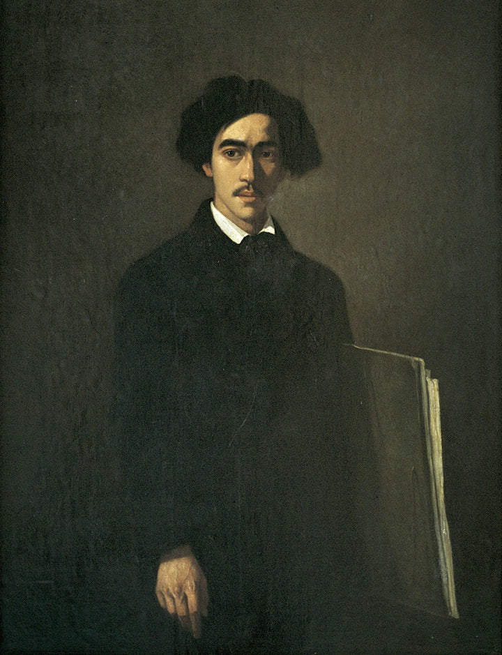 Portrait of Francisco Masías, 1855 by Ignacio Merino — hand-painted portrait oil painting reproduction on canvas