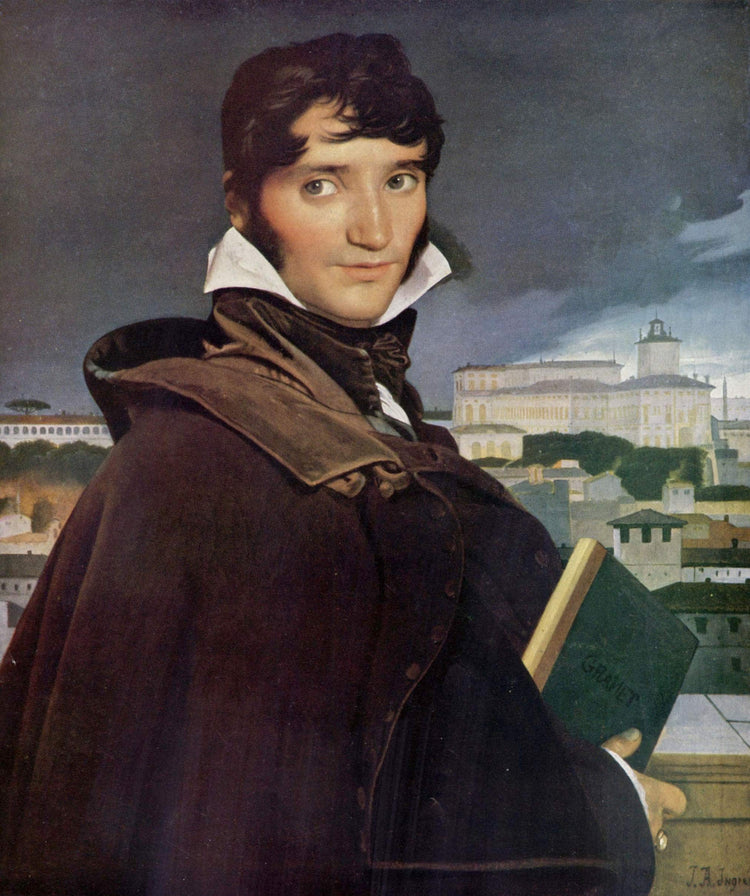 Portrait of Francois-Marius Granet - Jean Auguste Dominique Ingres