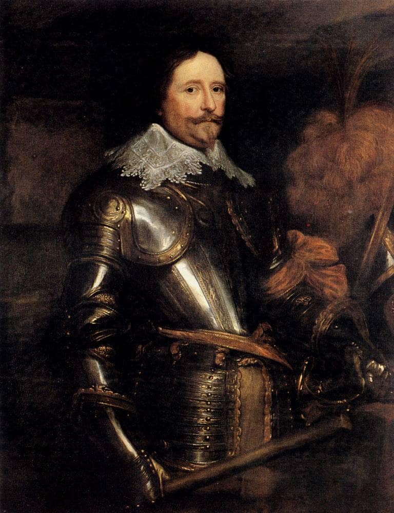 Portrait Of Frederik Hendrik by Anthony van Dyck — hand-painted portrait oil painting reproduction on canvas