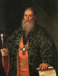 Portrait of Fyodor Dubyansky by Aleksey Antropov — hand-painted portrait oil painting reproduction on canvas