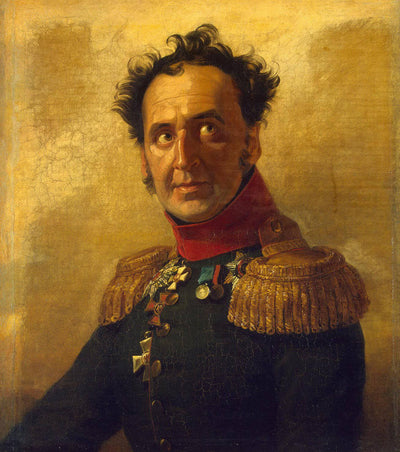 Portrait of Fyodor I. Talyzin in living room