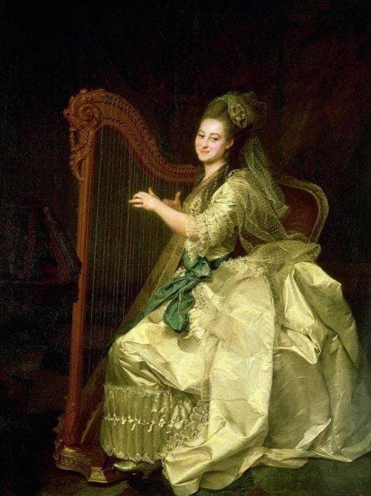 Portrait of G. I. Alymova by Dmitry Levitzky — hand-painted portrait oil painting reproduction on canvas