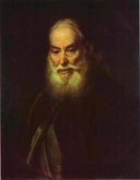 Portrait of G. K. Levitzky, Artist s Father by Dmitry Levitzky — male oil painting wall art, Rococo
