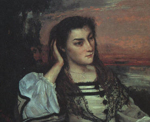 Portrait of Gabrielle Borreau - Gustave Courbet