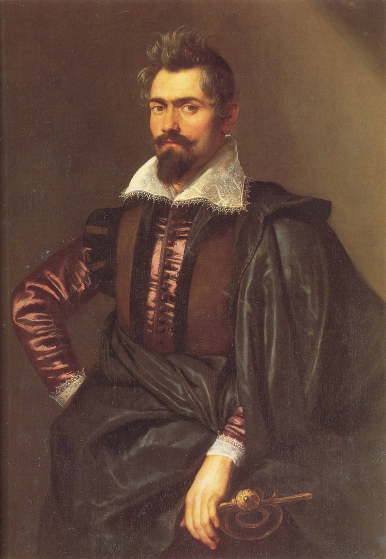 Portrait of Gaspard Schoppins - Peter Paul Rubens