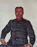 Portrait of General Ulrich Wille by Ferdinand Hodler — hand-painted portrait oil painting reproduction on canvas