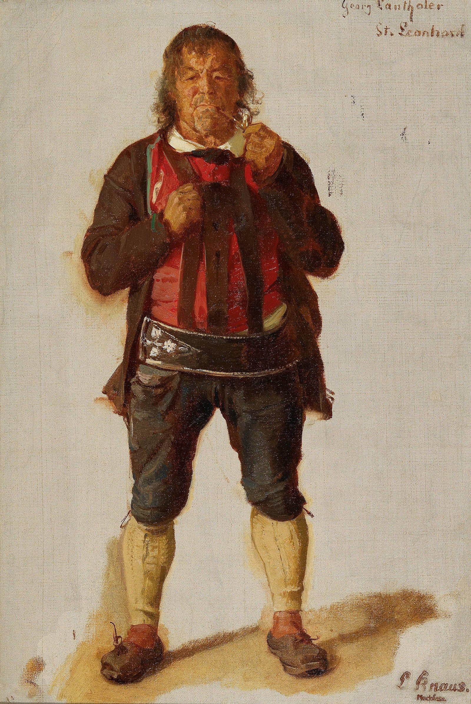 Portrait of Georg Lanthaler, St. Leonhard