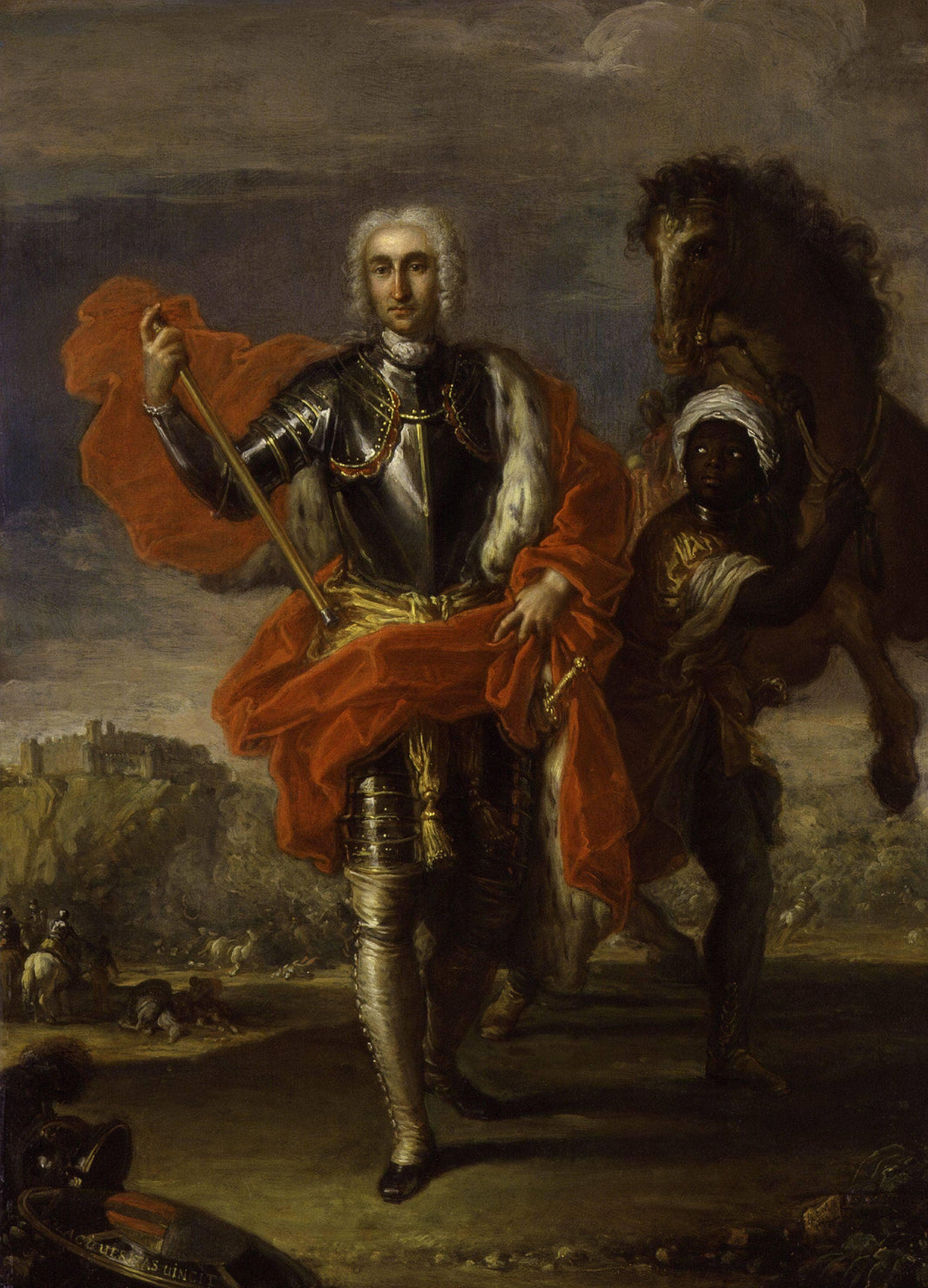 Portrait of George Keith, 10th Earl Marischal by Placido Costanzi — hand-painted cultural oil painting reproduction on canvas
