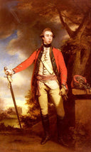 Portrait of George Townshend, Lord Ferrers by Joshua Reynolds — male oil painting wall art, Rococo