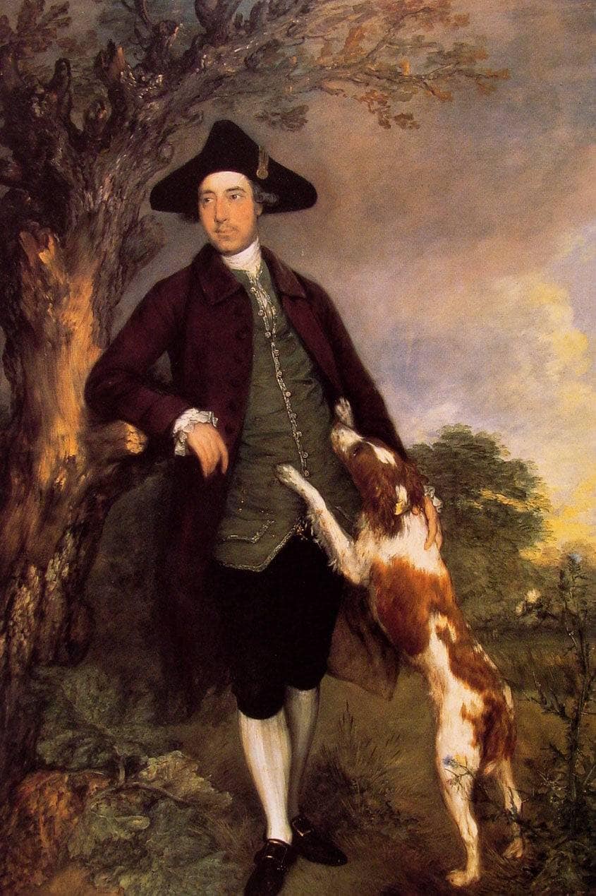 Portrait of George Venables Vernon, 2nd Lord Vernon by Thomas Gainsborough — hand-painted portrait oil painting reproduction on canvas
