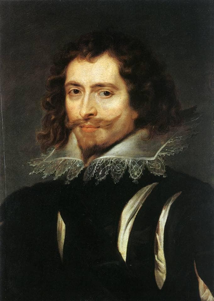 Portrait of George Villiers, 1st Duke of Buckingham by Peter Paul Rubens — hand-painted portrait oil painting reproduction on canvas