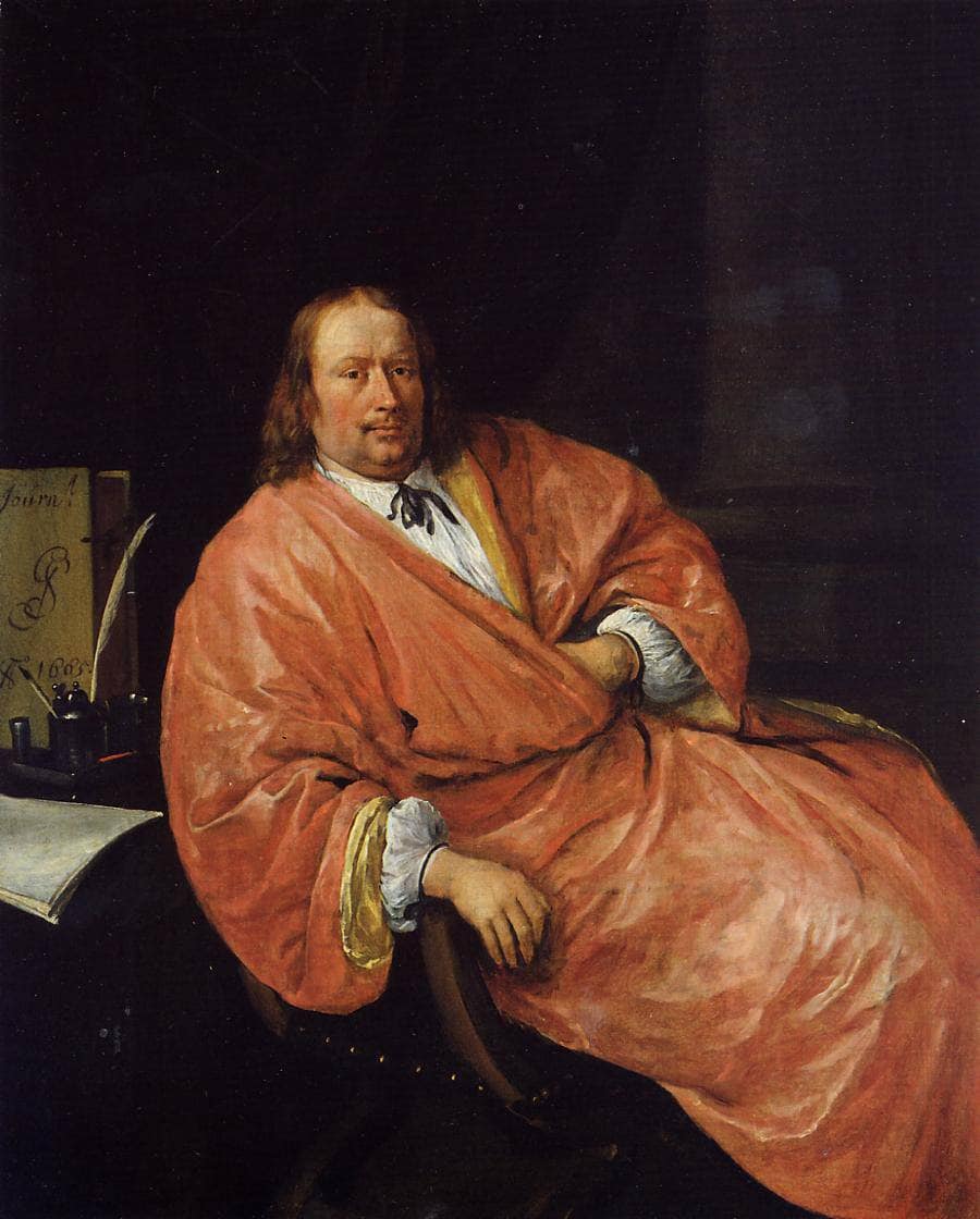 Portrait of Gerrit Gerritsz Schouten by Jan Steen — hand-painted portrait oil painting reproduction on canvas