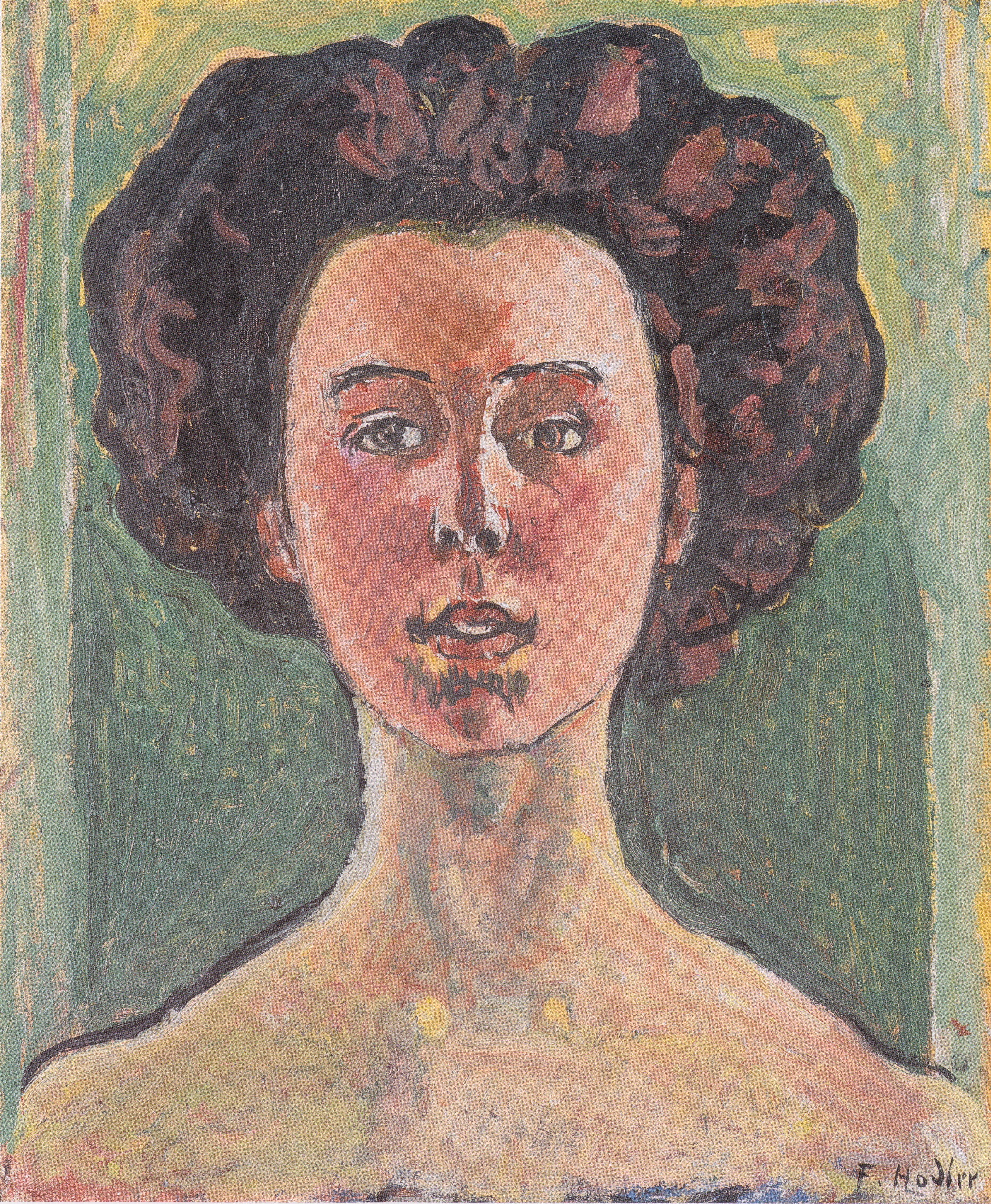 Portrait of Gertrud Mueller - Ferdinand Hodler