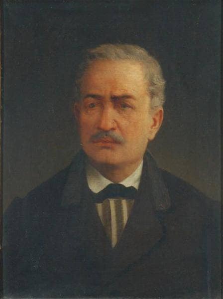 Portrait of Giacomo Valera by Carlo De Notaris — hand-painted portrait oil painting reproduction on canvas