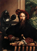 Portrait of Gian Galeazzo Sanvitale by Parmigianino — hand-painted portrait oil painting reproduction on canvas