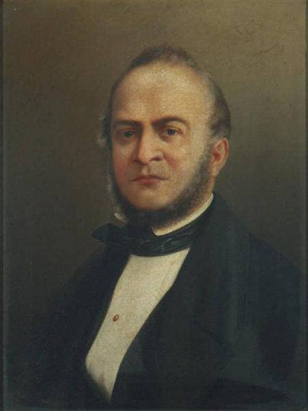 Portrait of Giò Antonio Fumagalli by Carlo De Notaris — hand-painted portrait oil painting reproduction on canvas