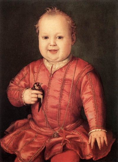 Portrait of Giovanni de' Medici in hallway