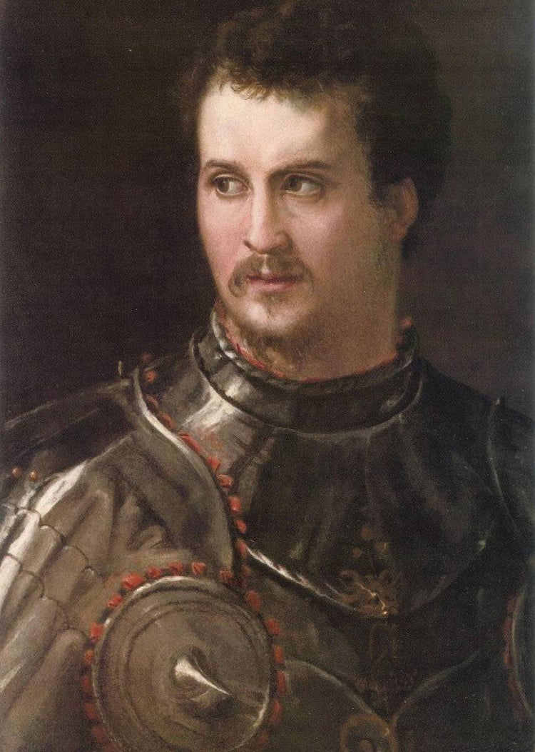 Portrait of Giovanni Deâ Medici of the Black Bands - Francesco de' Rossi (Francesco Salviati), "Cecchino"