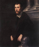 Portrait of Giovanni Paolo Cornaro by Tintoretto — male oil painting wall art, Mannerism Late Renaissance