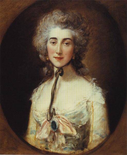 Portrait of Grace Dalrymple Elliott - Thomas Gainsborough