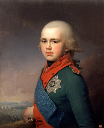 Portrait of Grand Duke Konstantin Pavlovich in hallway