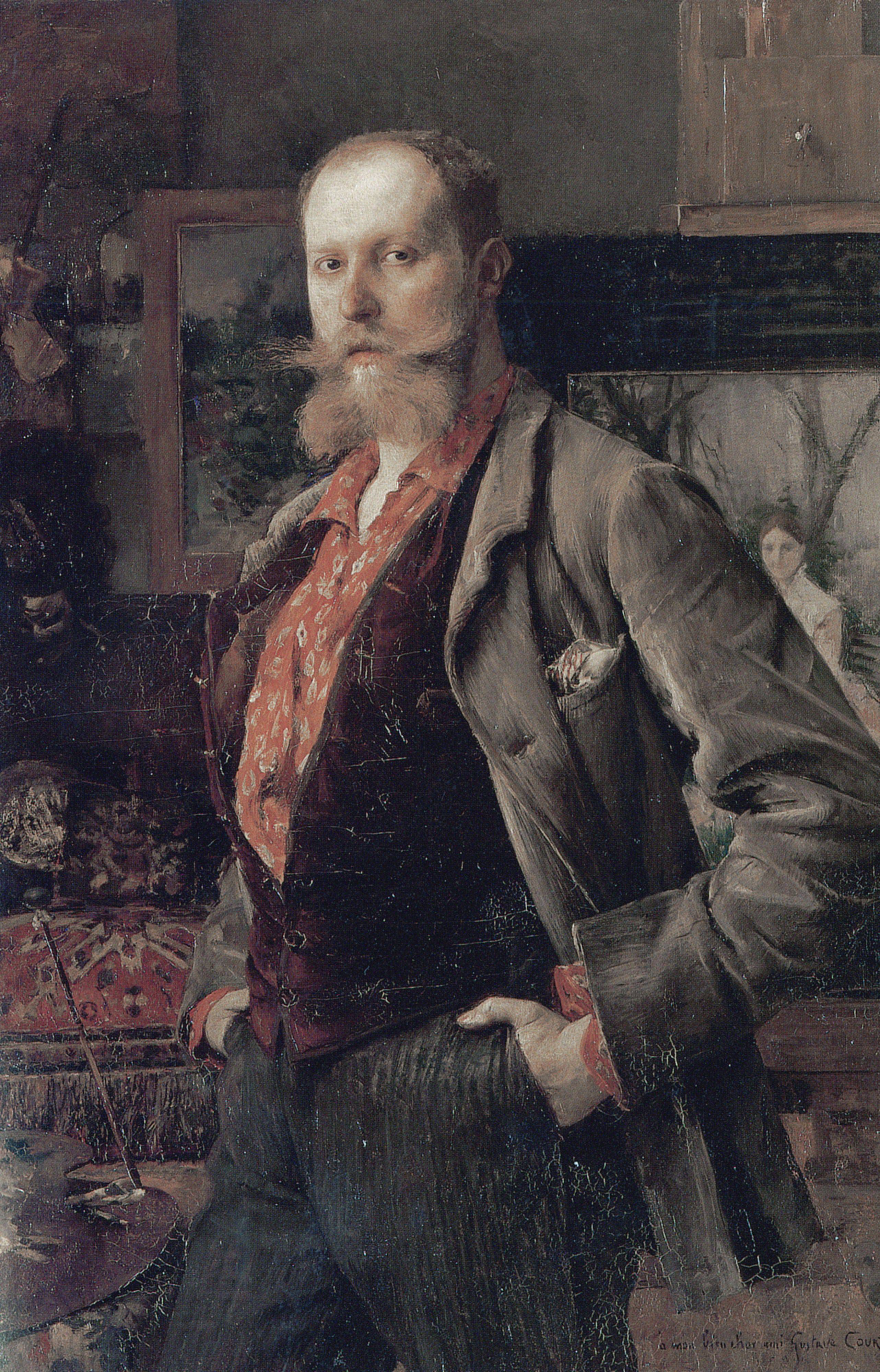 Portrait of Gustave Courtois - Pascal Dagnan-Bouveret