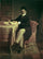 Portrait Of Hakim-ol-Molk in study