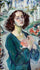 Portrait of Halyna Holubovska in hallway