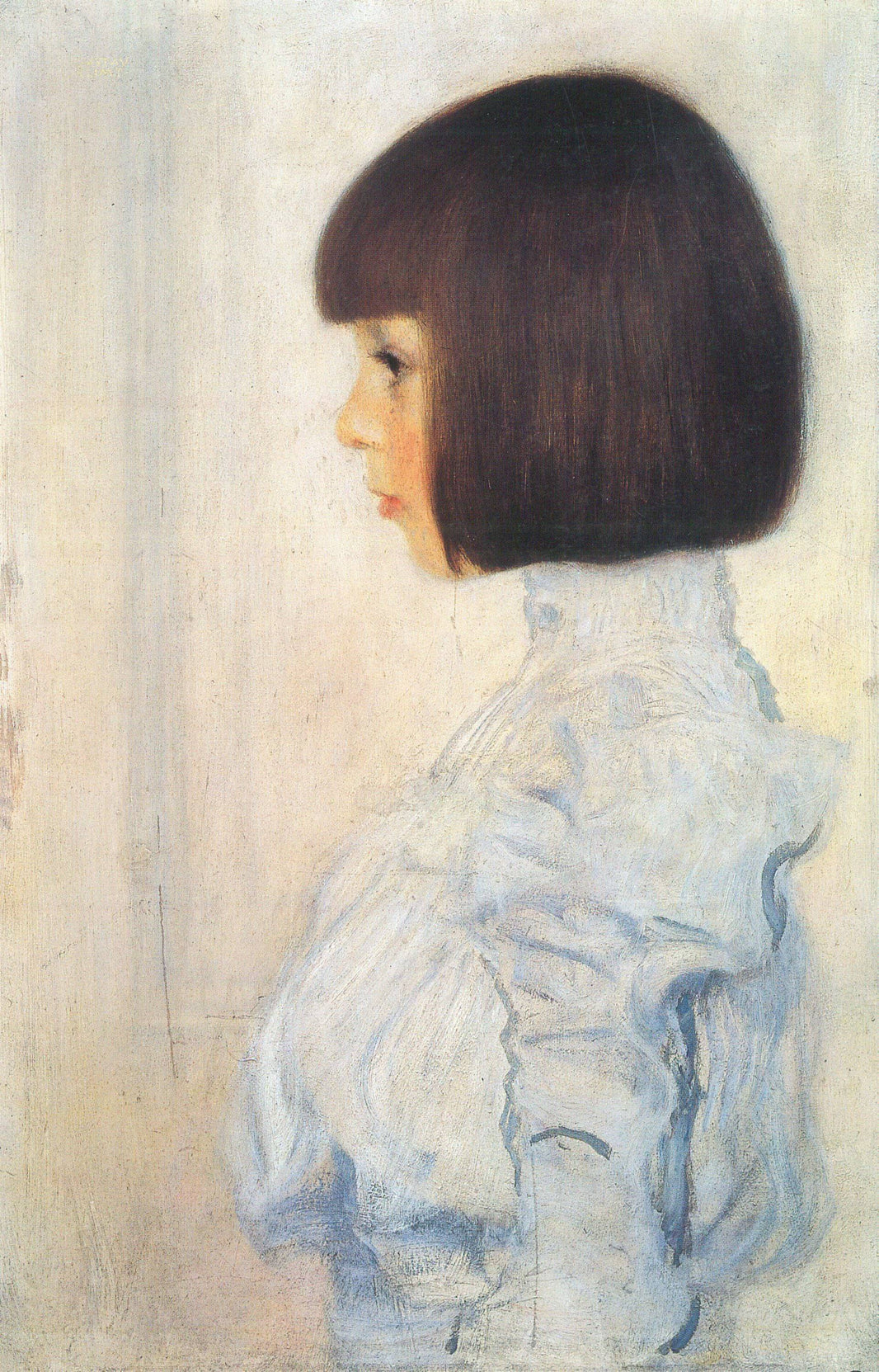 Portrait of Helene Klimt by Gustav Klimt, hand-painted portrait oil painting reproduction on canvas