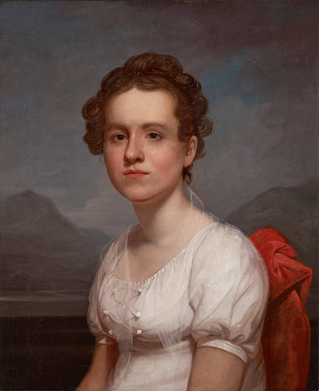 Portrait of Helen Miller (mrs. Charles G. Mclean) by Rembrandt Peale — hand-painted portrait oil painting reproduction on canvas