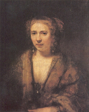 Portrait of Hendrikje Stoffels - Rembrandt