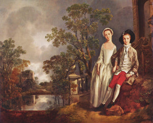 Portrait of Heneage Lloyd and his Sister, Lucy - Thomas Gainsborough