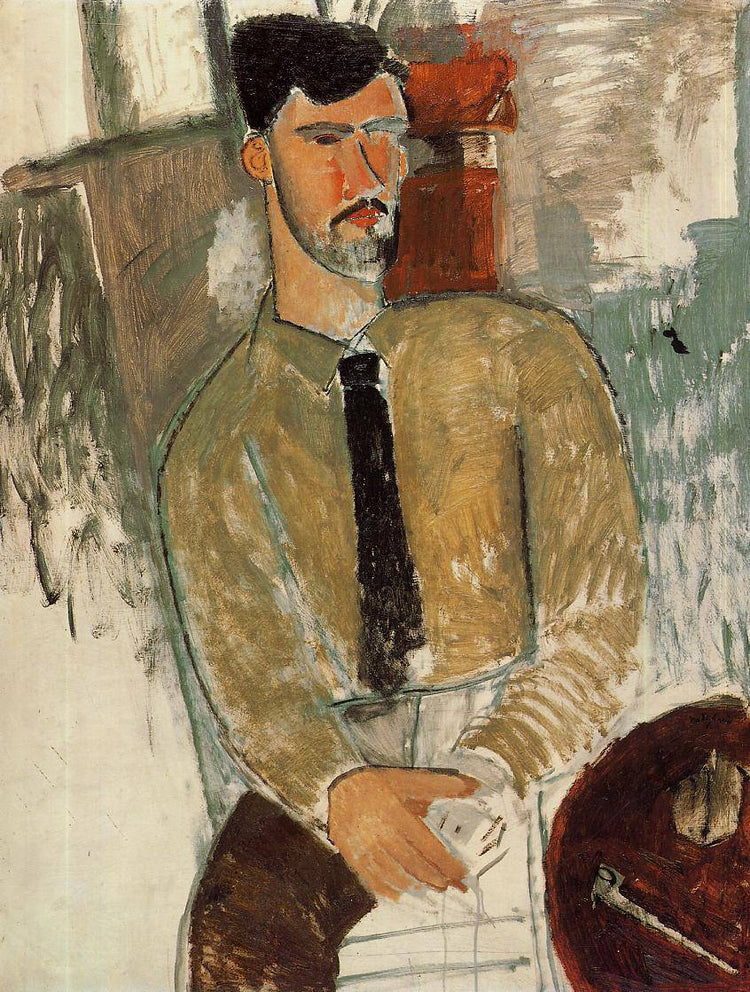 Portrait of Henri Laurens - Amedeo Modigliani