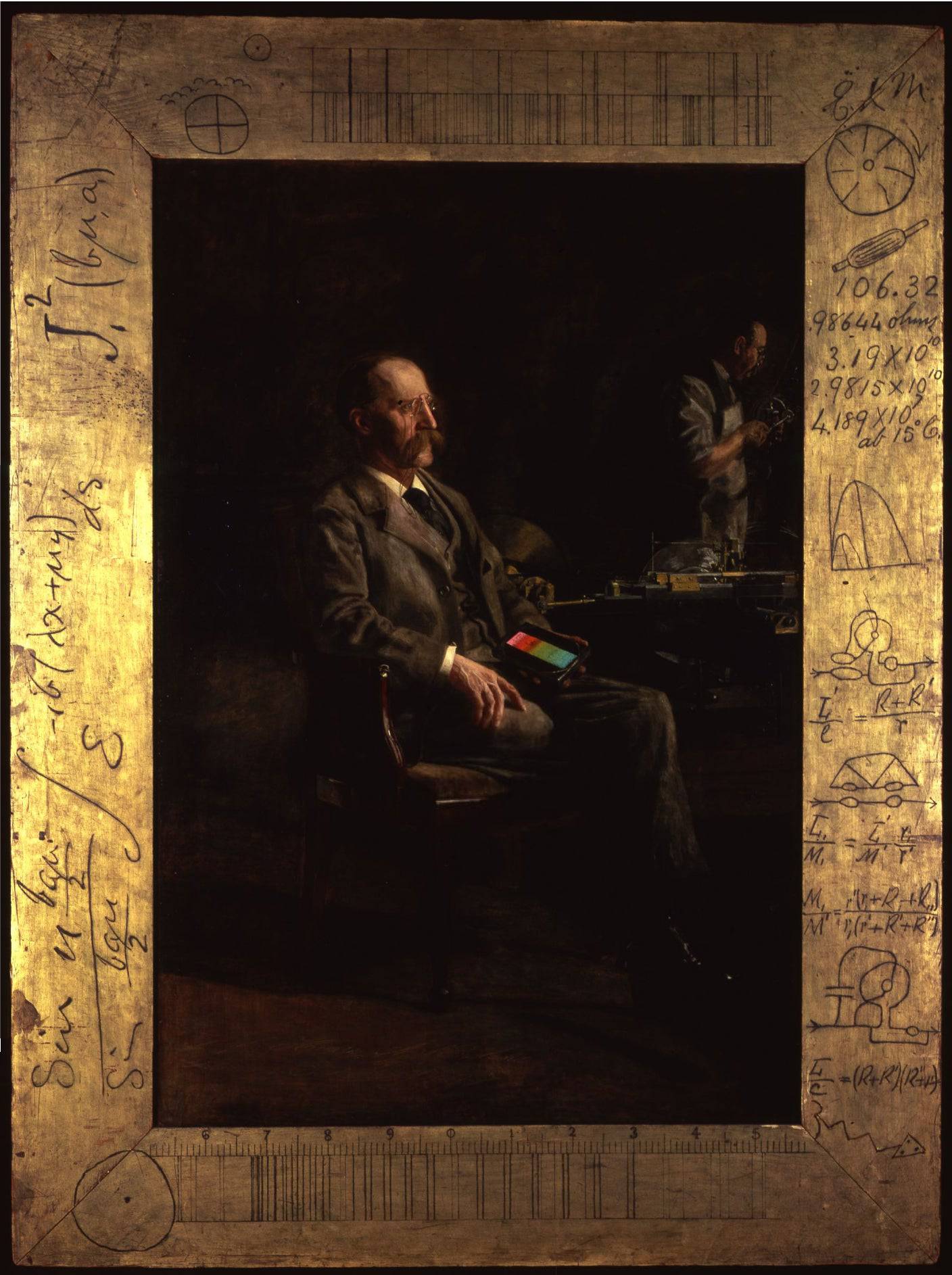 Portrait of Henry Augustus Rowland - Thomas Eakins