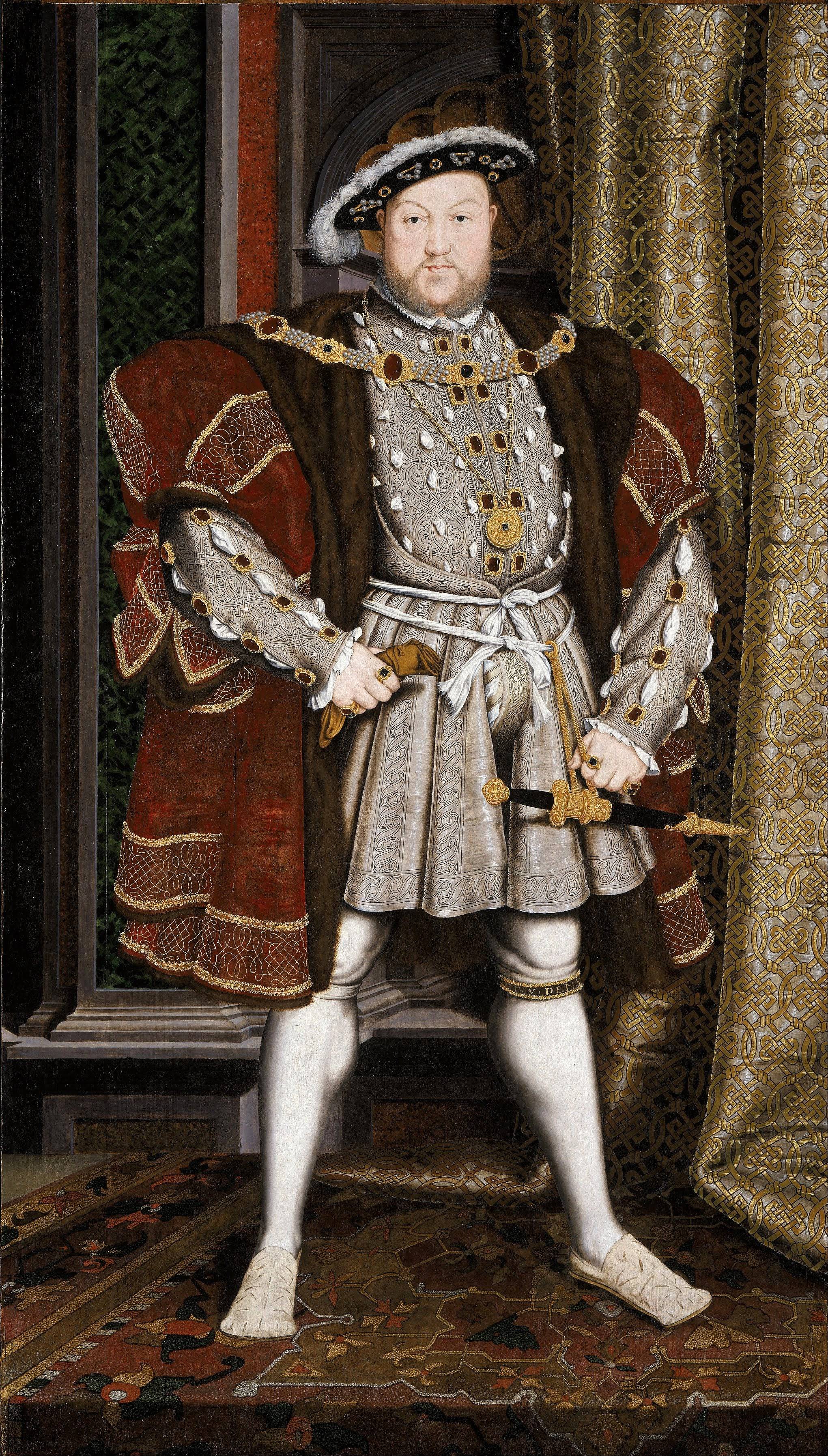 Portrait of Henry VIII - Hans Holbein the Younger