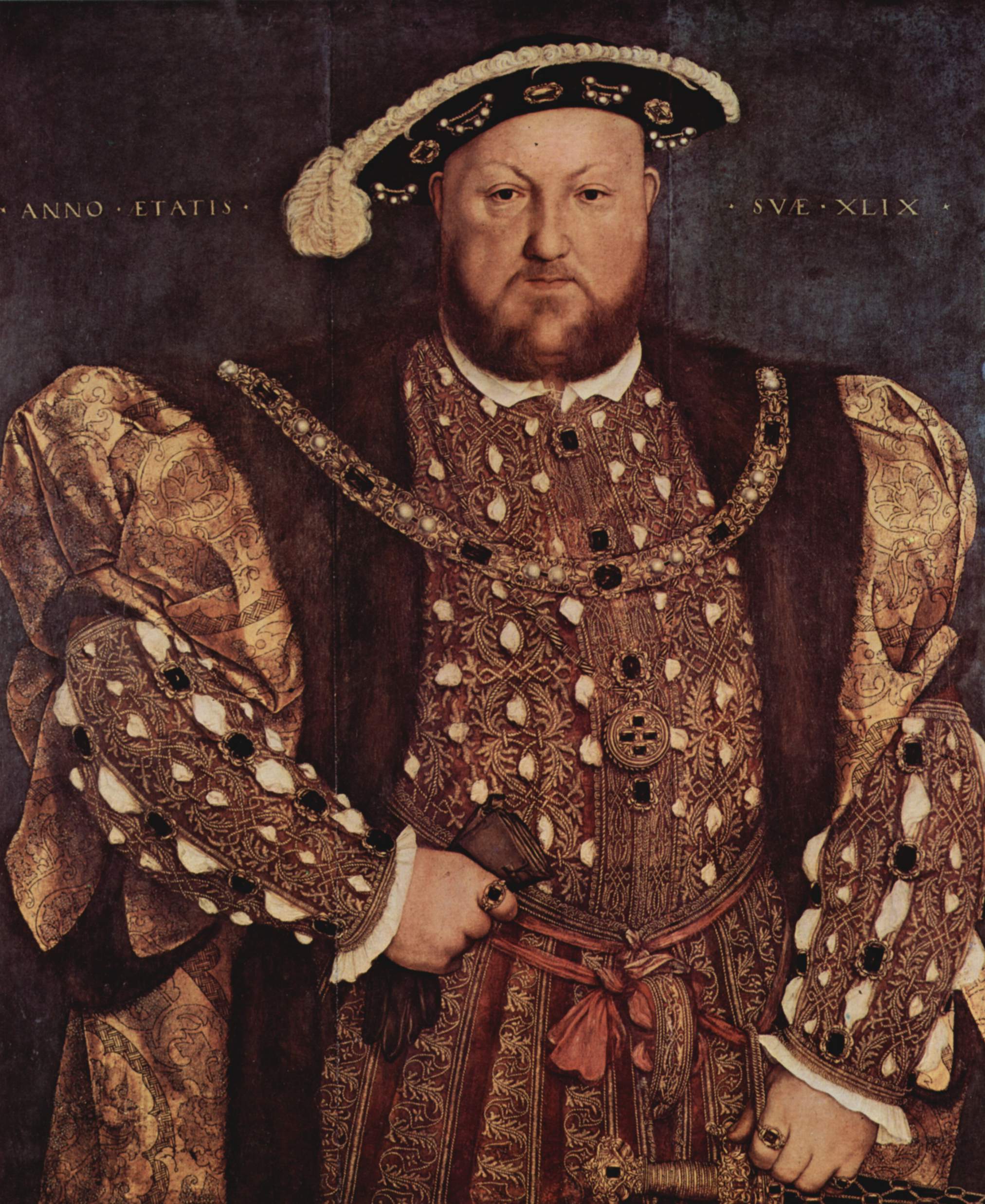 Portrait of Henry VIII - Hans Holbein the Younger