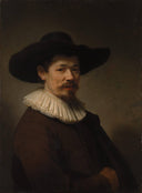 Portrait of Herman Doomer by Rembrandt — male oil painting wall art, Baroque